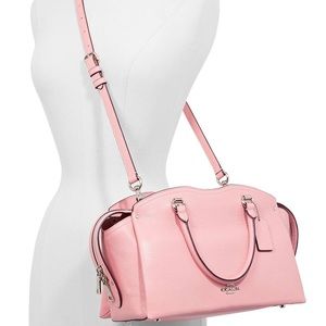 Coach Grain Leather Drew Satchel Blossom